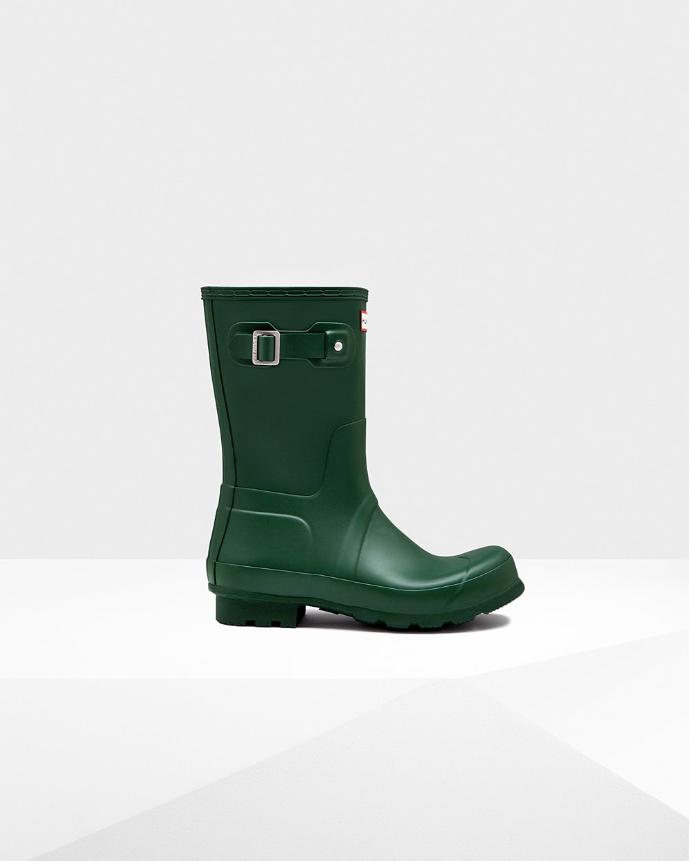 Botas de Lluvia Cortas Hunter Hombre - Original - Verdes - OXSPGYE-35